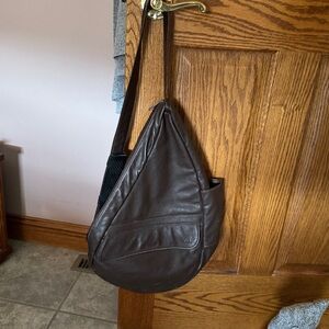 Brown Leather women’s Sling Bag